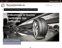 Tablet Screenshot of gummi-centralen.no